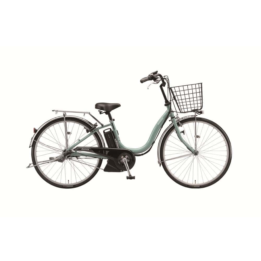 ２４インチ　アシスタU STD　電動アシスト自転車　内装3段　バッテリーランプ　モダングリーン モダングリーン 24インチ