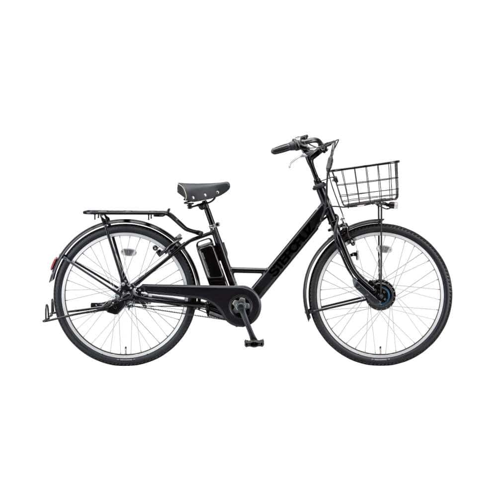 ２６インチ　ステップクルーズ e 　電動アシスト自転車　内装3段　バッテリーランプ　クロツヤケシ クロツヤ消し