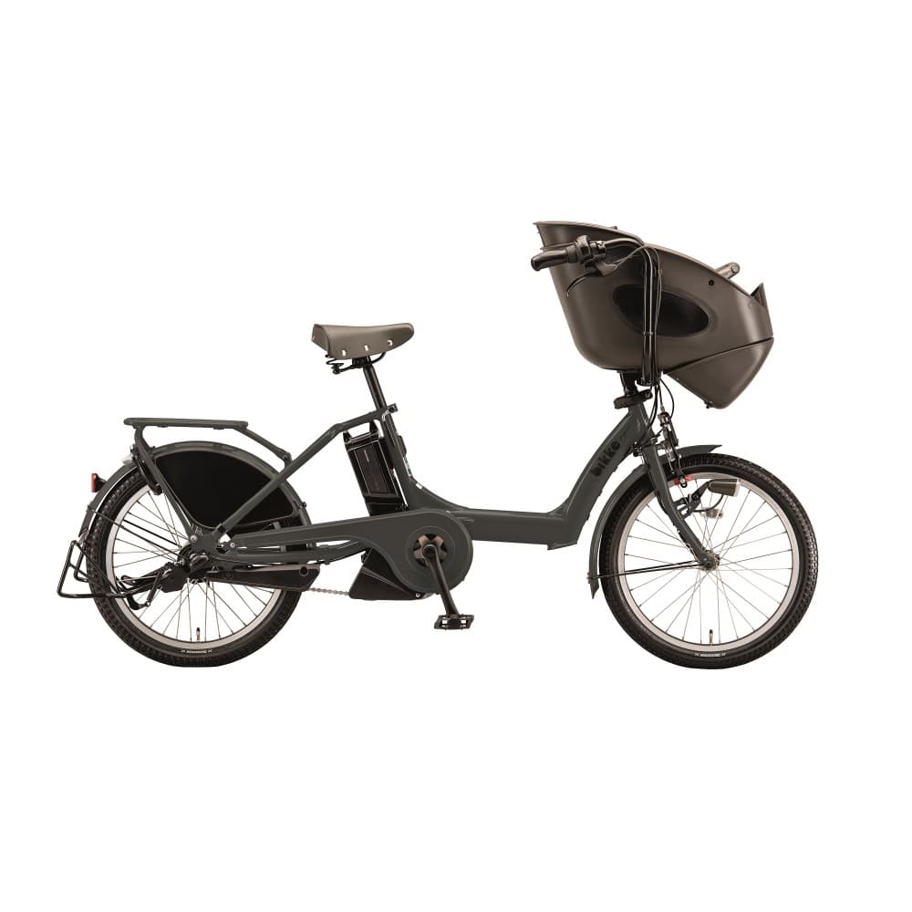 ２０インチ　ビッケポーラー　電動アシスト自転車　内装3段 バッテリーランプ　ダークグレー ダークグレー