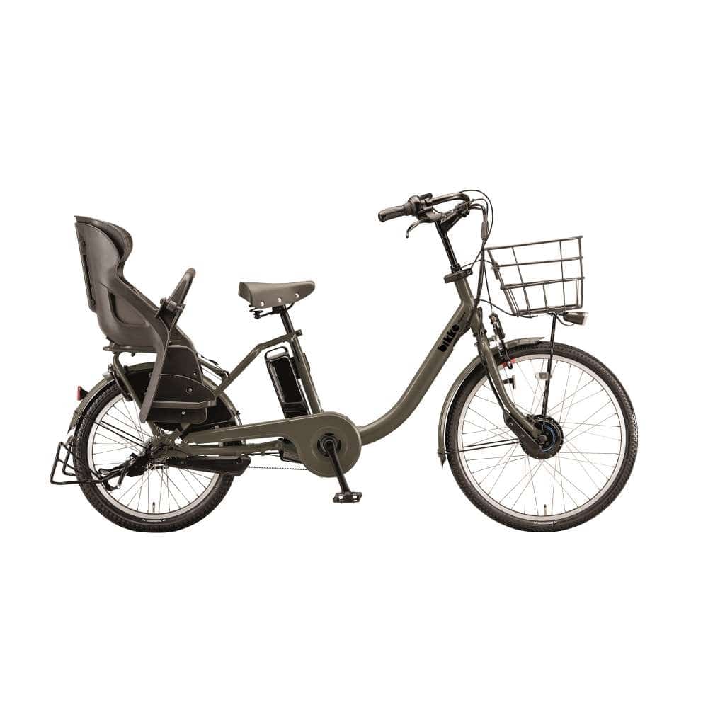 ２４/２０インチ　ビッケ モブ dd　電動アシスト自転車　内装3段　バッテリーランプ　ダークグレー ダークグレー