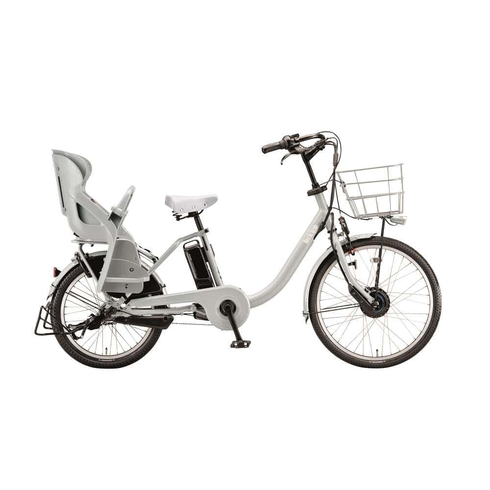 ２４/２０インチ　ビッケ モブ dd　電動アシスト自転車　内装3段　バッテリーランプ　ブルーグレー ブルーグレー