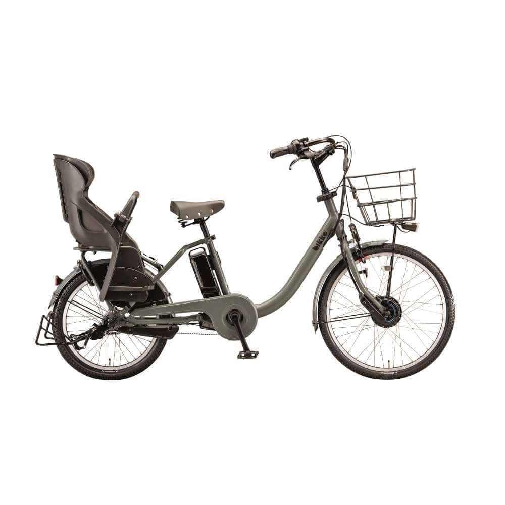 ２４/２０インチ　ビッケ モブ dd　電動アシスト自転車　内装3段　バッテリーランプ　ソフトカーキ ソフトカーキ