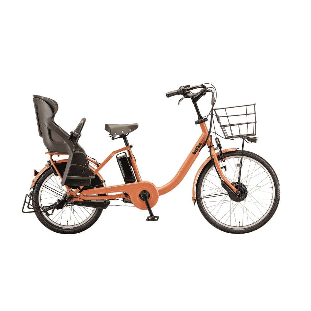 ２４/２０インチ　ビッケ モブ dd　電動アシスト自転車　内装3段　バッテリーランプ　オークルオレンジ オークルオレンジ