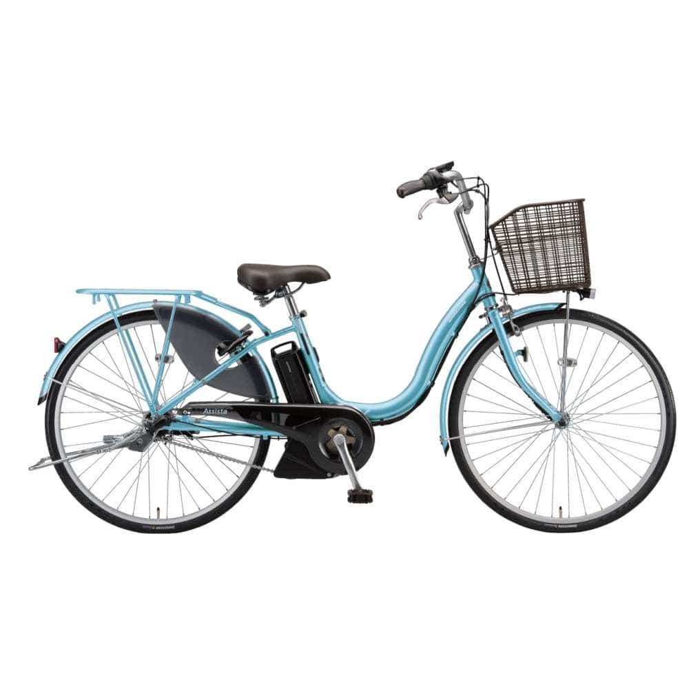２６インチ　アシスタU LT　電動アシスト自転車　内装3段　バッテリーランプ　プレシャススカイ プレシャススカイ 26インチ