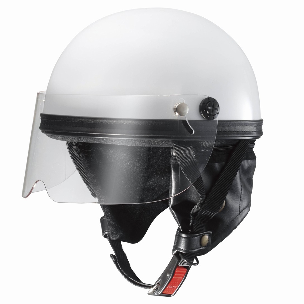 ユニカー工業株式会社 ハーフヘルメット　BH-20W ホワイト ホワイト