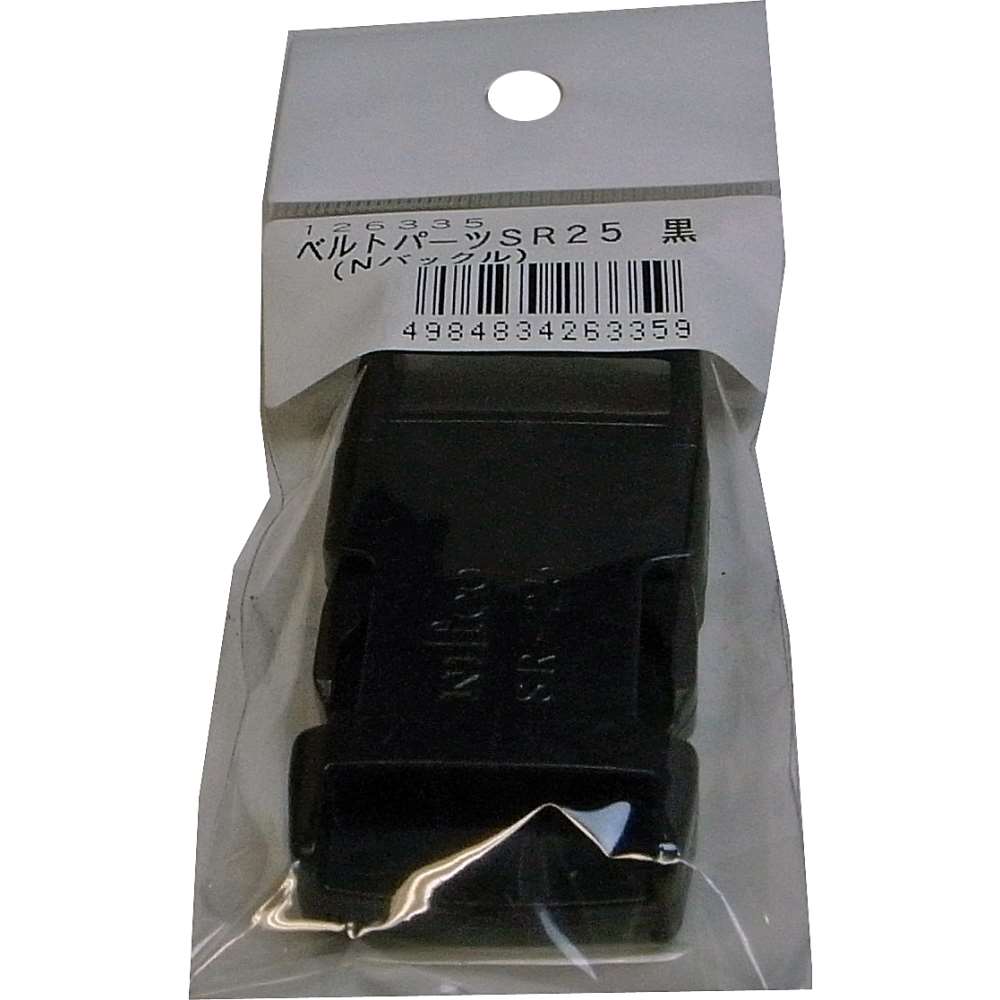 松浦工業　ベルト用バックルＳＲ　黒　２５ｍｍ用 25ｍｍ用