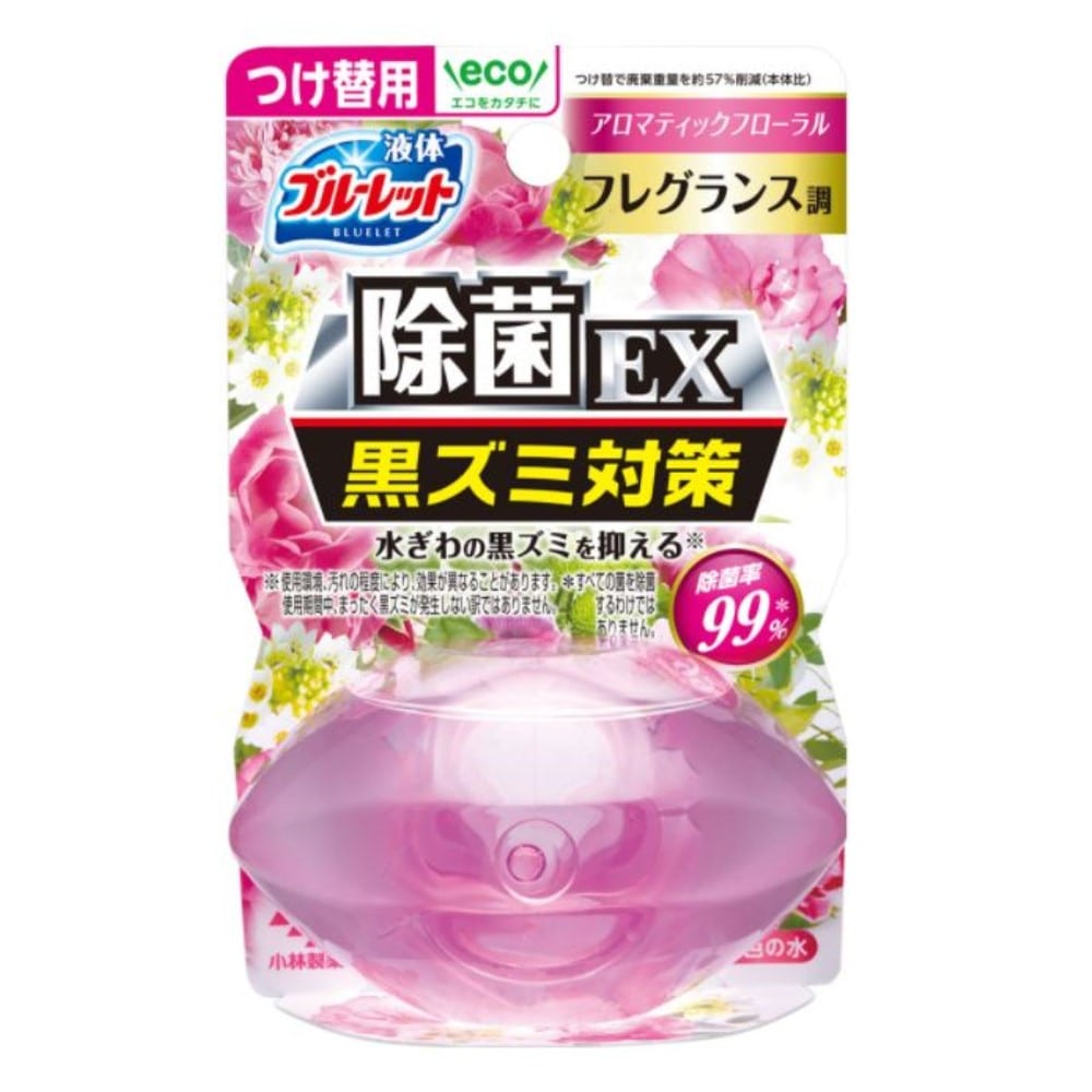 液体ブルーレット 置くだけ除菌ＥＸ フレグランス調 つけ替用 アロマティックフローラル ７０ｍｌ アロマティックフローラルつけ替