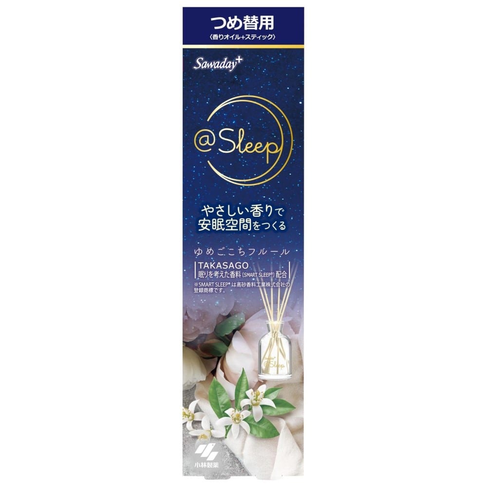 小林製薬 Ｓａｗａｄａｙ＋＠ｓｌｅｅｐつめ替　ゆめごこちフルール 70mL つめかえ70ｍｌ