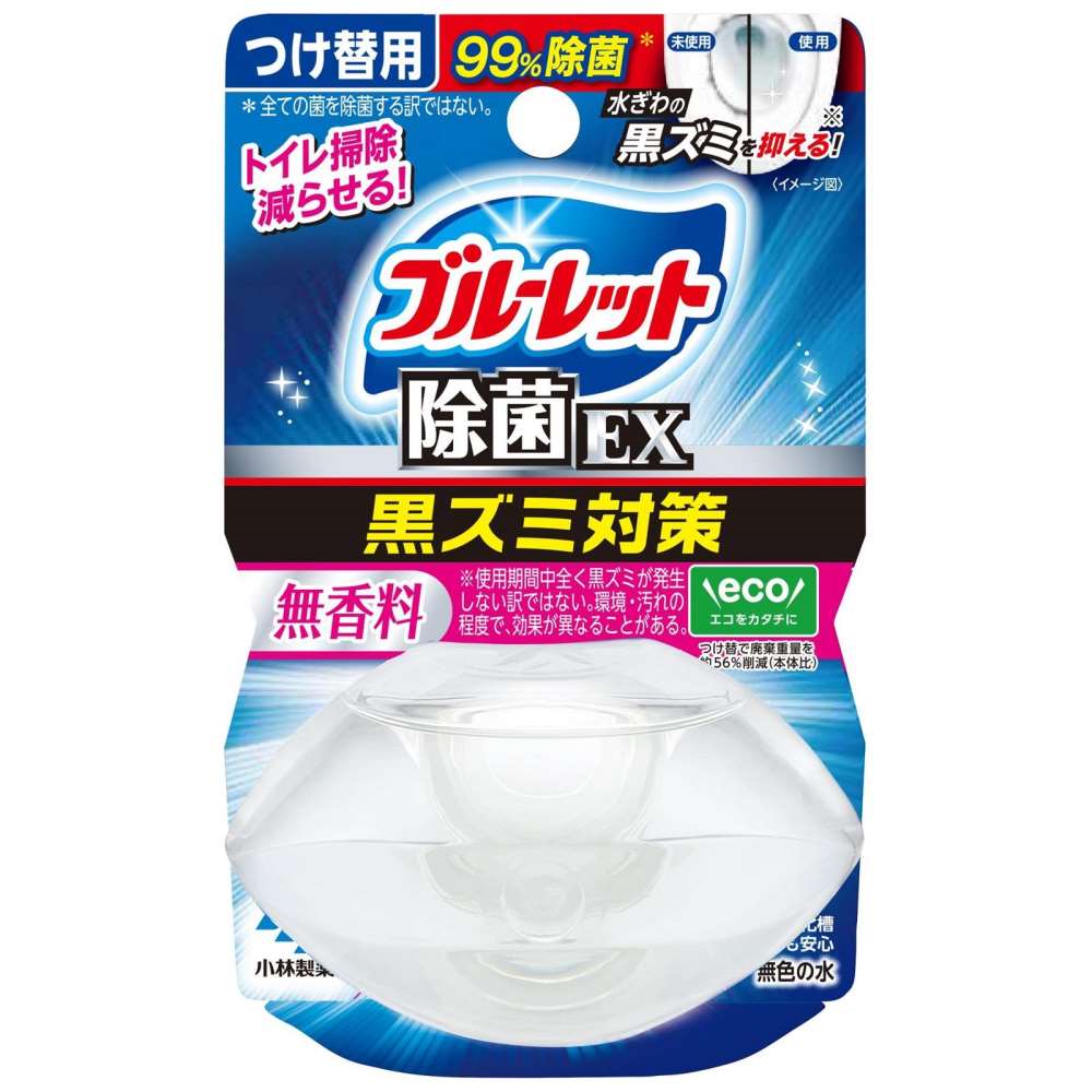 小林製薬　液体ブルーレット除菌　無香料付替６７ｍｌ 無香料