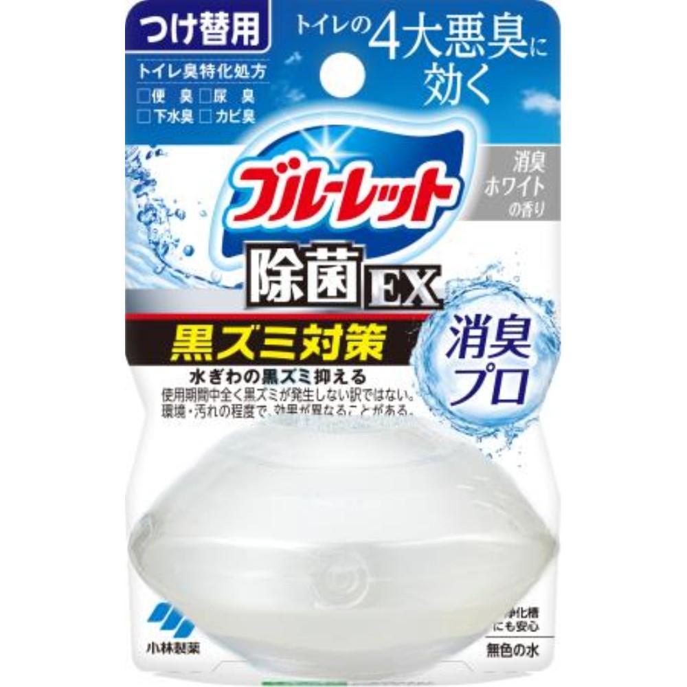 小林製薬　液体ブルーレットおくだけ除菌EX　消臭プロ　つけ替用　消臭ホワイトの香り　６７ｍｌ