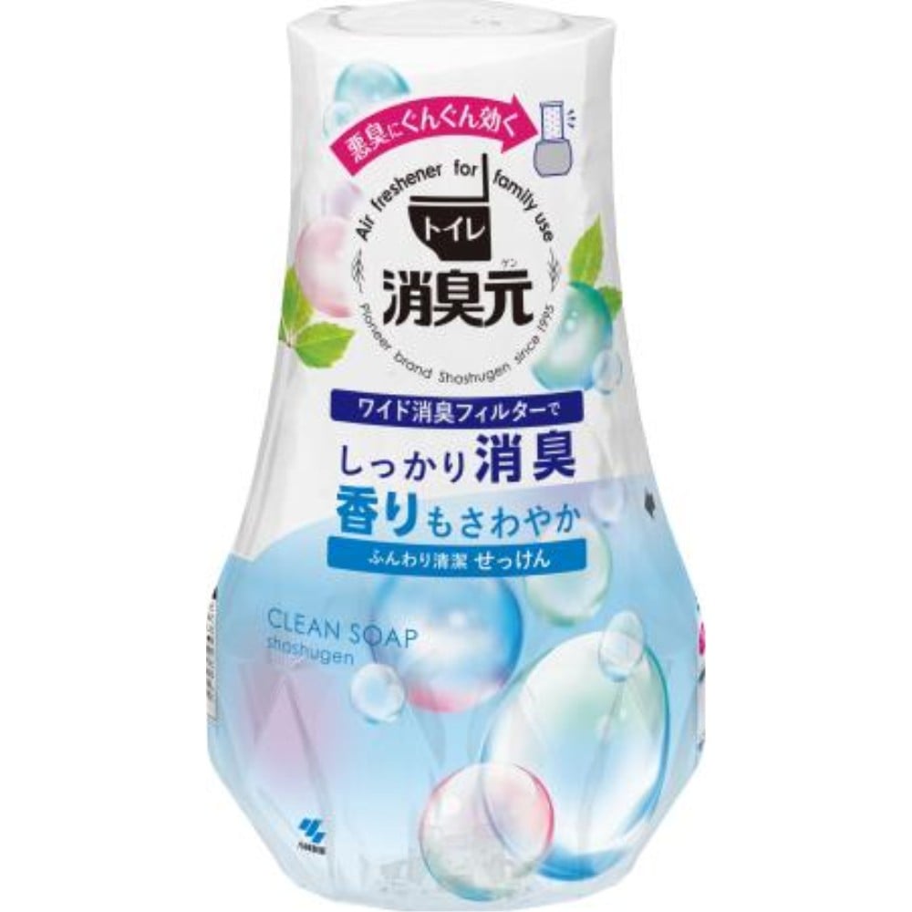 小林製薬　トイレの消臭元　ふんわり清潔せっけん　４００ｍｌ ふんわり清潔せっけん