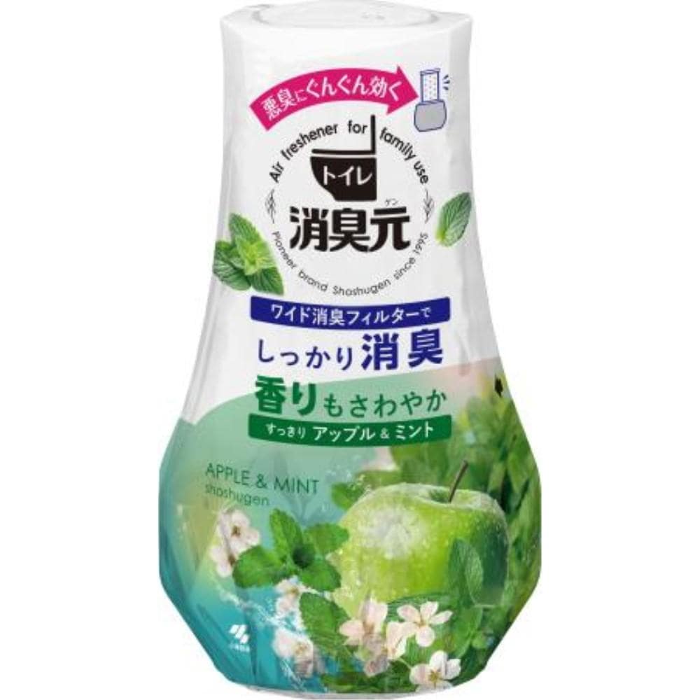 小林製薬　トイレの消臭元　すっきりアップル＆ミント　４００ｍｌ すっきりアップル＆ミント