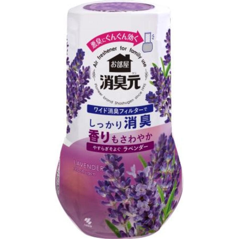 小林製薬　お部屋の消臭元　やすらぎそよぐラベンダー　４００ｍｌ やすらぎそよぐラベンダー