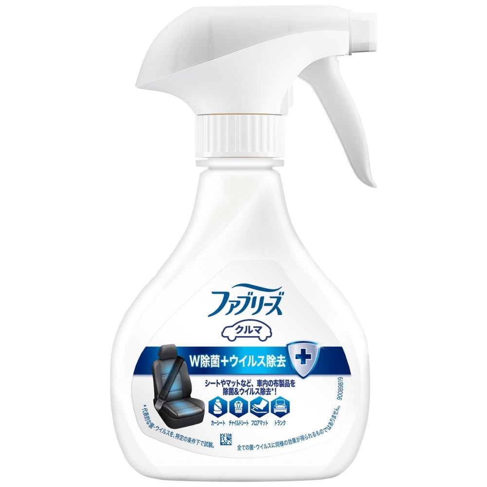 車用ファブリーズ　Ｗ除菌ウイルス除去　２１０ml