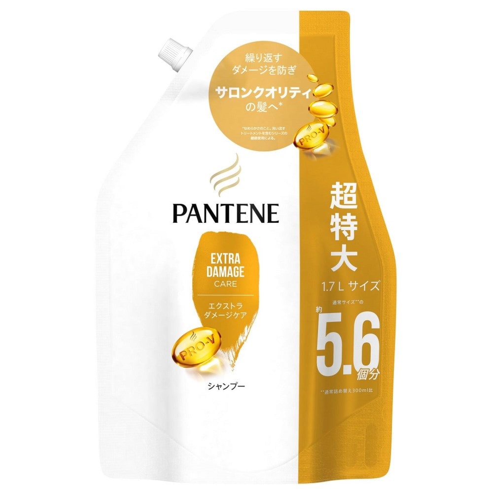 P&G パンテーン エクストラダメージケア シャンプー つめかえ超特大 1700ml シャンプー つめかえ超特大 1700ml