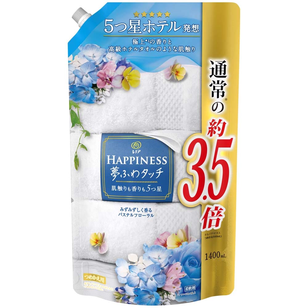 レノアハピネス夢ふわ　パステルフローラル　超特大１４００ｍｌ