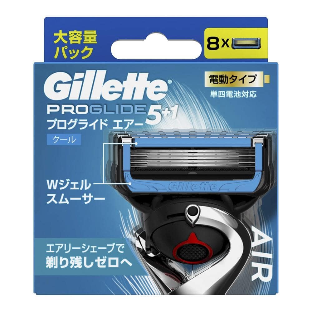 P&G　プログライドエアー電動替刃８Ｂ　替刃８個付