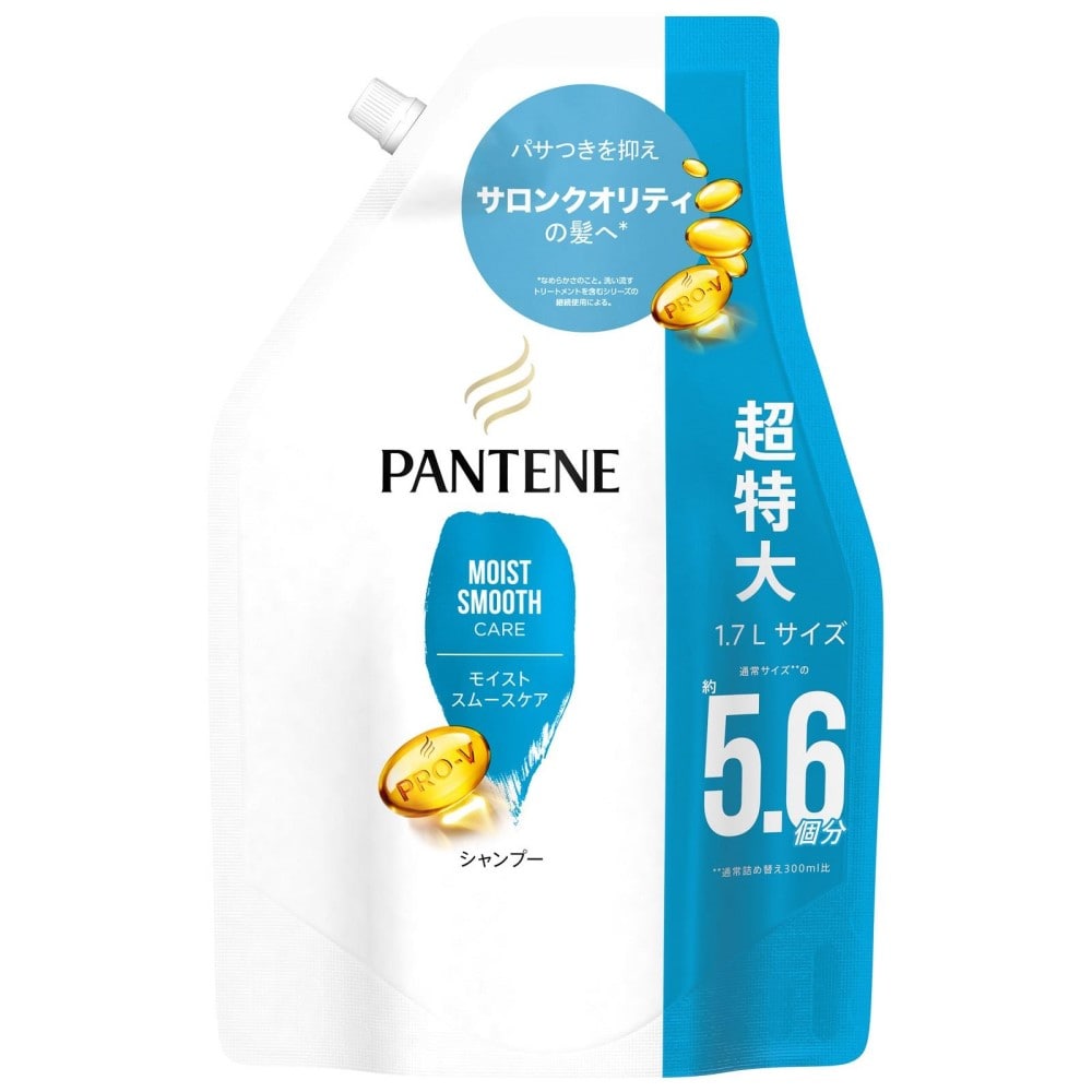 P&G パンテーン モイストスムースケア シャンプー つめかえ超特大 1700ml シャンプー つめかえ超特大 1700ml