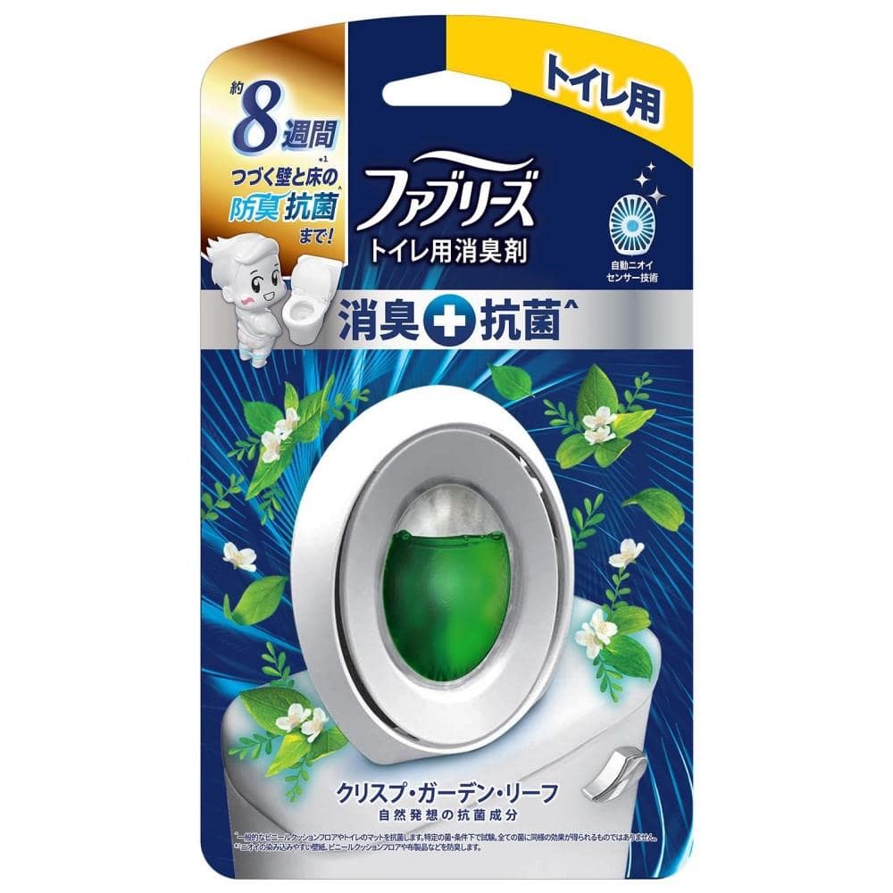 P&G ファブリーズＷ消臭 トイレ用消臭剤＋抗菌 クリスプ・ガーデン・リーフ 6.3mL クリスプ・ガーデン・リーフ