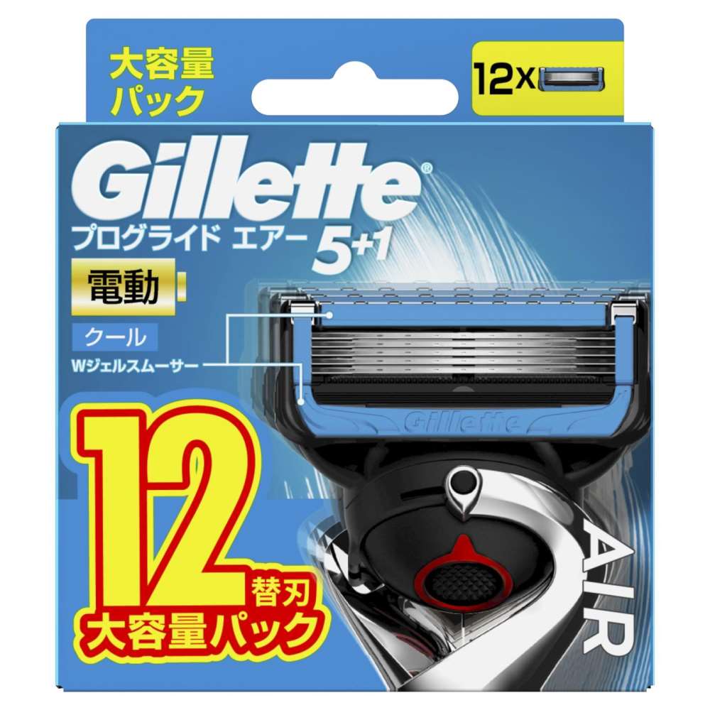 プロクター・アンド・ギャンブル・ジャパン　プログライドエアー電動替刃１２Ｂ　替刃１２個入