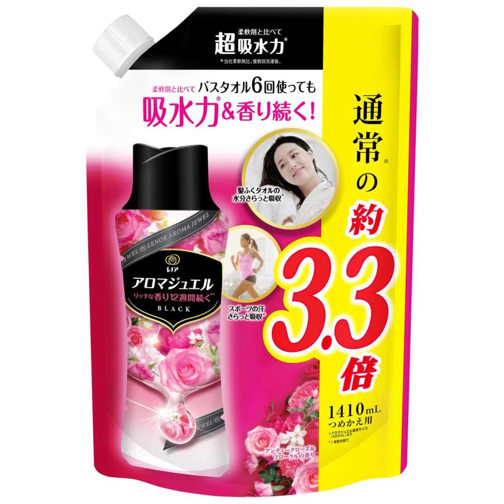 プロクター・アンド・ギャンブル・ジャパン　レノアアロマジュエル　Ａローズ超特大１４１０ｍｌ ローズ 1410ｍｌ 替