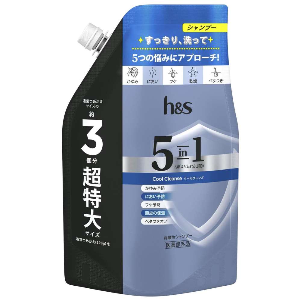 プロクター・アンド・ギャンブル・ジャパン　ｈ＆ｓ５ｉｎ１　ＣクレンズＳＰ超特大替８５０ｇ ８５０ｇ　替
