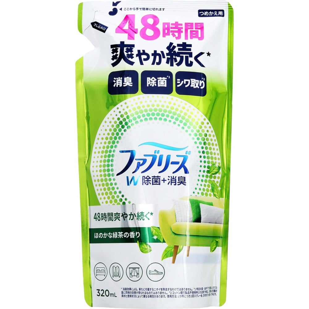 プロクター・アンド・ギャンブル・ジャパン ファブリーズW除菌 緑茶替320ml 緑茶替320ml