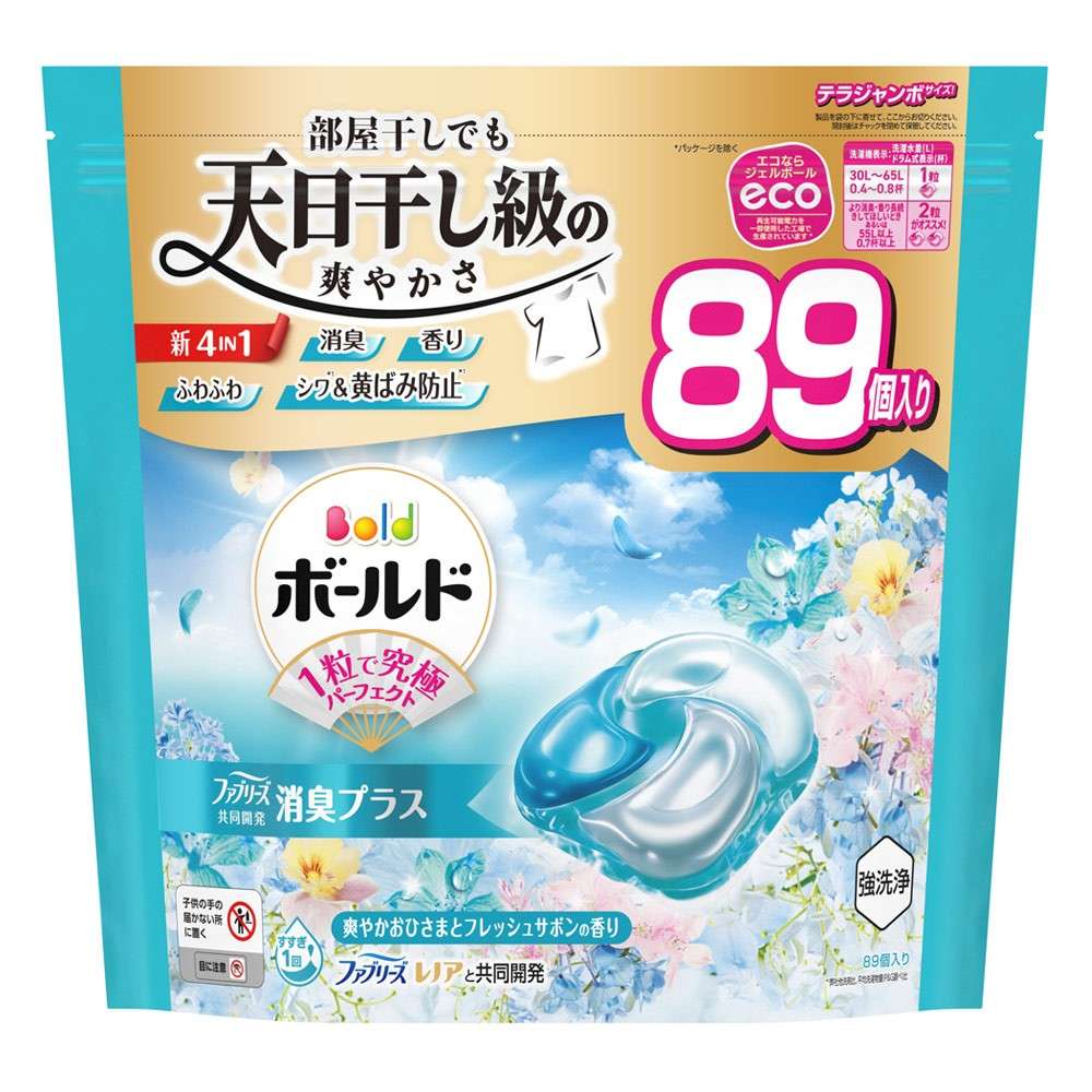 P&G　ボールド　ジェルボール４Ｄ　サボン　テラジャンボ８９個