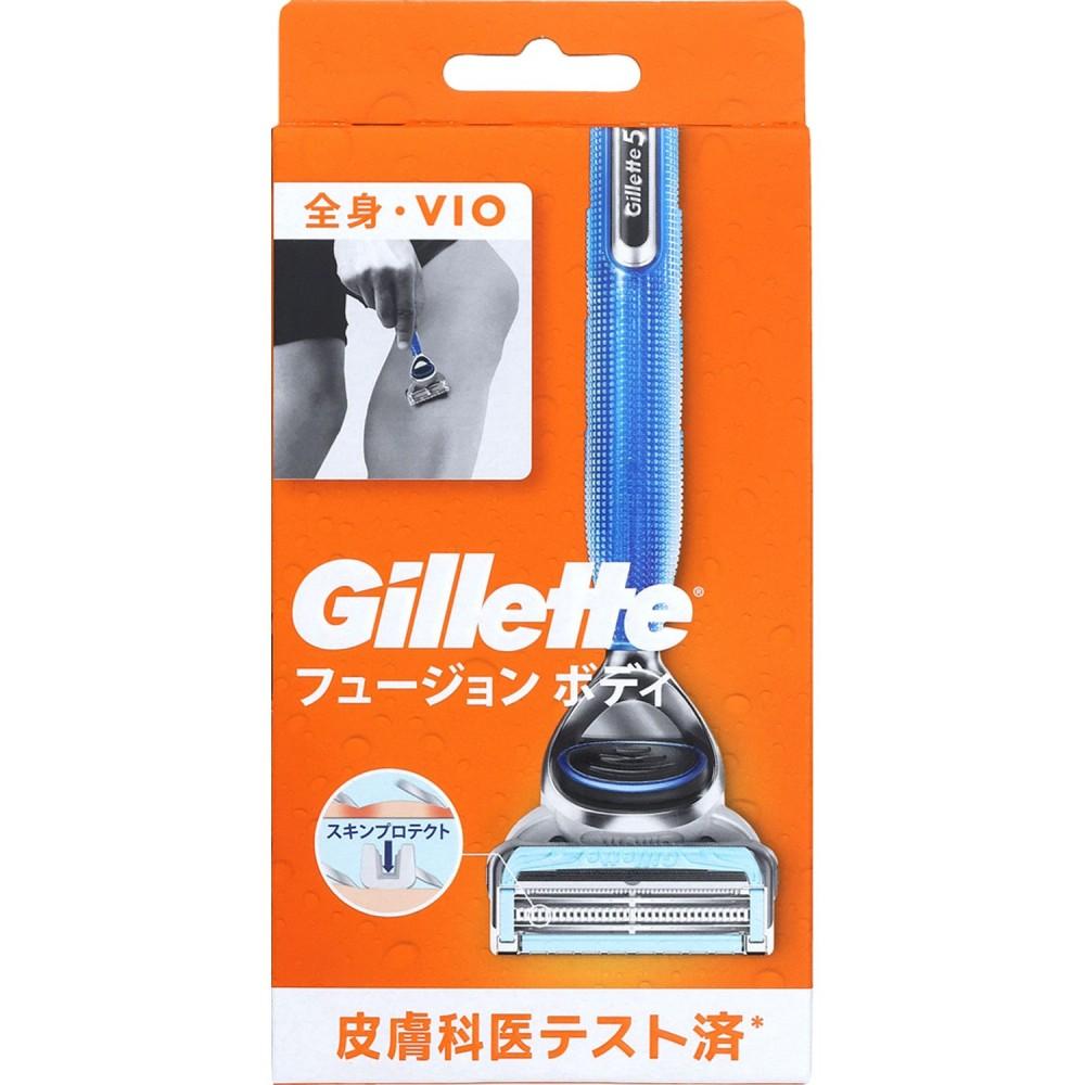 ジレットフュージョンボディホルダー替刃1個付