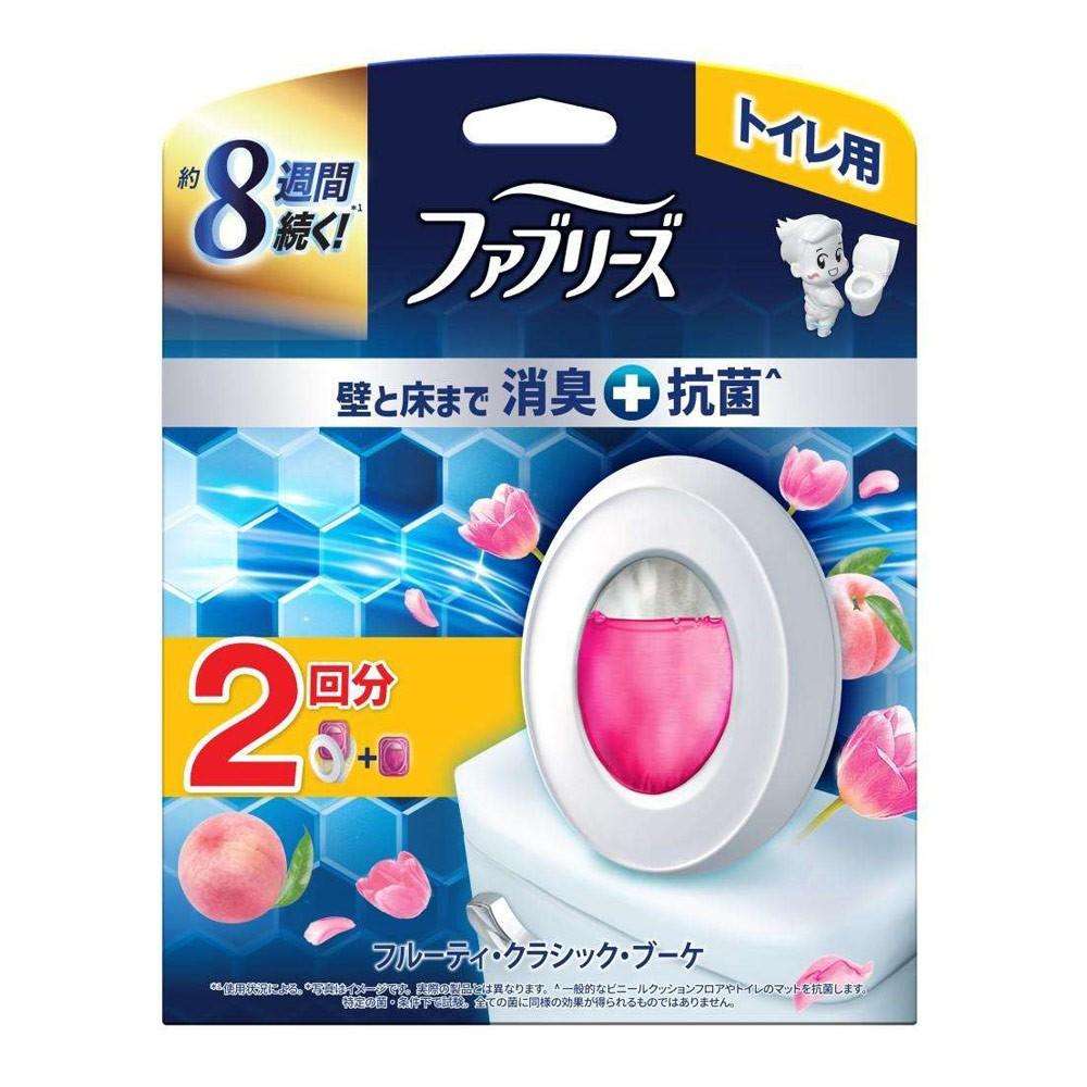 P&G　ファブリーズトイレ用　抗菌フルーティ・クラシック・ブーケ　本体＆替１Ｐ フルーティ・クラシック・ブーケ