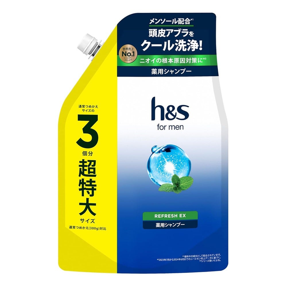 P&G　ｈ＆ｓ　ｆｏｒｍｅｎ　シャンプー詰替リフレッシュ９００ｇ
