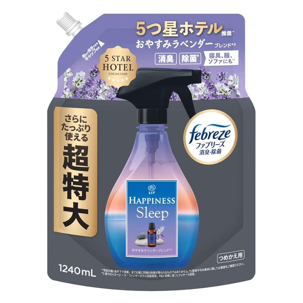 P&G　レノアハピネスミスト　ラベンダー　替1240ml