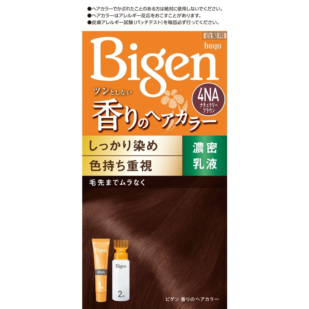 ビゲン　香りのヘアカラー　乳液　４ＮＡ　ナチュラリーブラウン