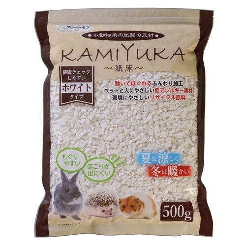 シーズイシハラ 小動物用マット　紙床　ホワイト５００ｇ ホワイト