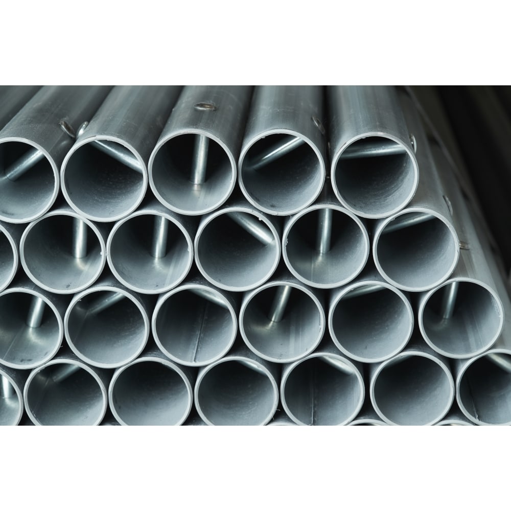 三星商事　単管パイプ（ピン付）　４ｍ　２．４ｍｍ約１０．９ｋｇ