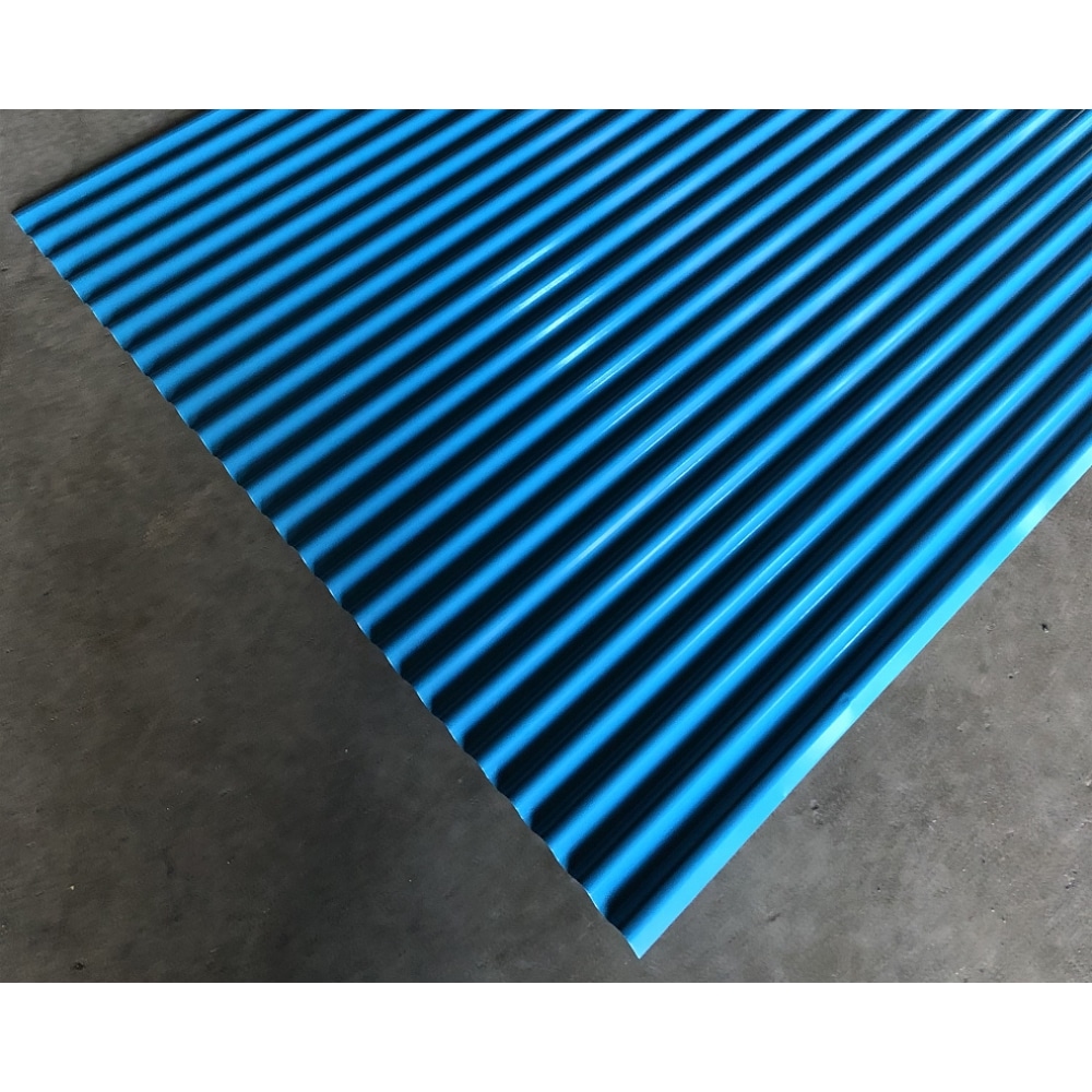 三星商事　カラー波板　ブルー　厚み０．２５ＭＭ×７尺
