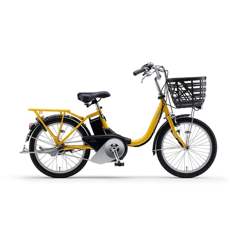 ２０インチ　PAS SION-U　電動アシスト自転車　内装3段 バッテリーランプ　グロススモークイエロー グロススモークイエロー 20インチ