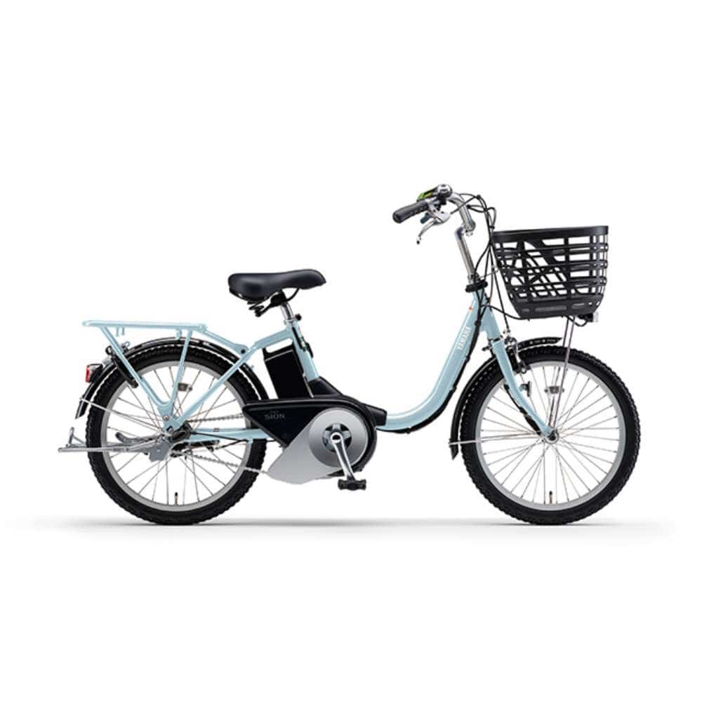 ２０インチ　PAS SION-U　電動アシスト自転車　内装3段 バッテリーランプ　シアンブルー シアンブルー 20インチ
