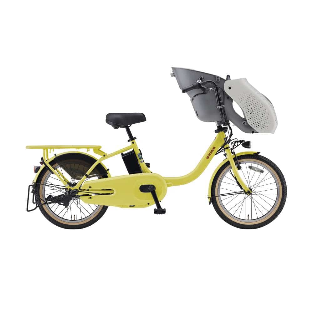 ２０インチ　PAS kiss　電動アシスト自転車　内装3段 バッテリーランプ　マットマーガレットイエロー マットマーガレットイエロー