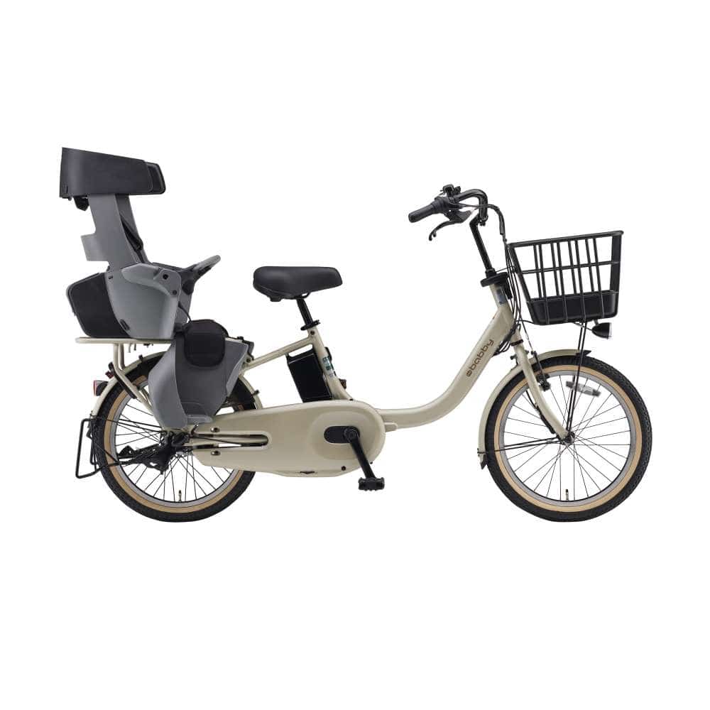２０インチ　PAS babby　電動アシスト自転車　内装3段 バッテリーランプ　マットグレイッシュベージュ マットグレイッシュベージュ