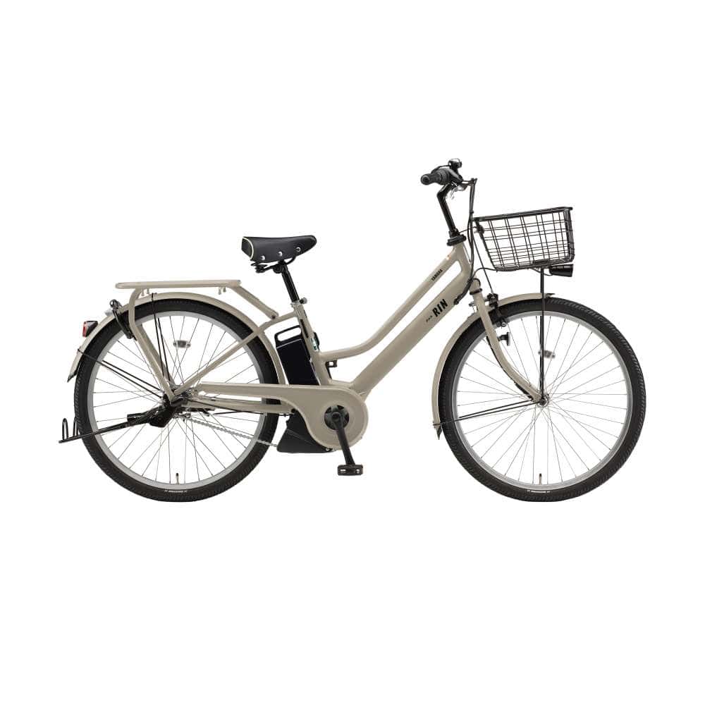 ２６インチ　PAS RIN　電動アシスト自転車　内装3段 バッテリーランプ　マカロンラテ マカロンラテ