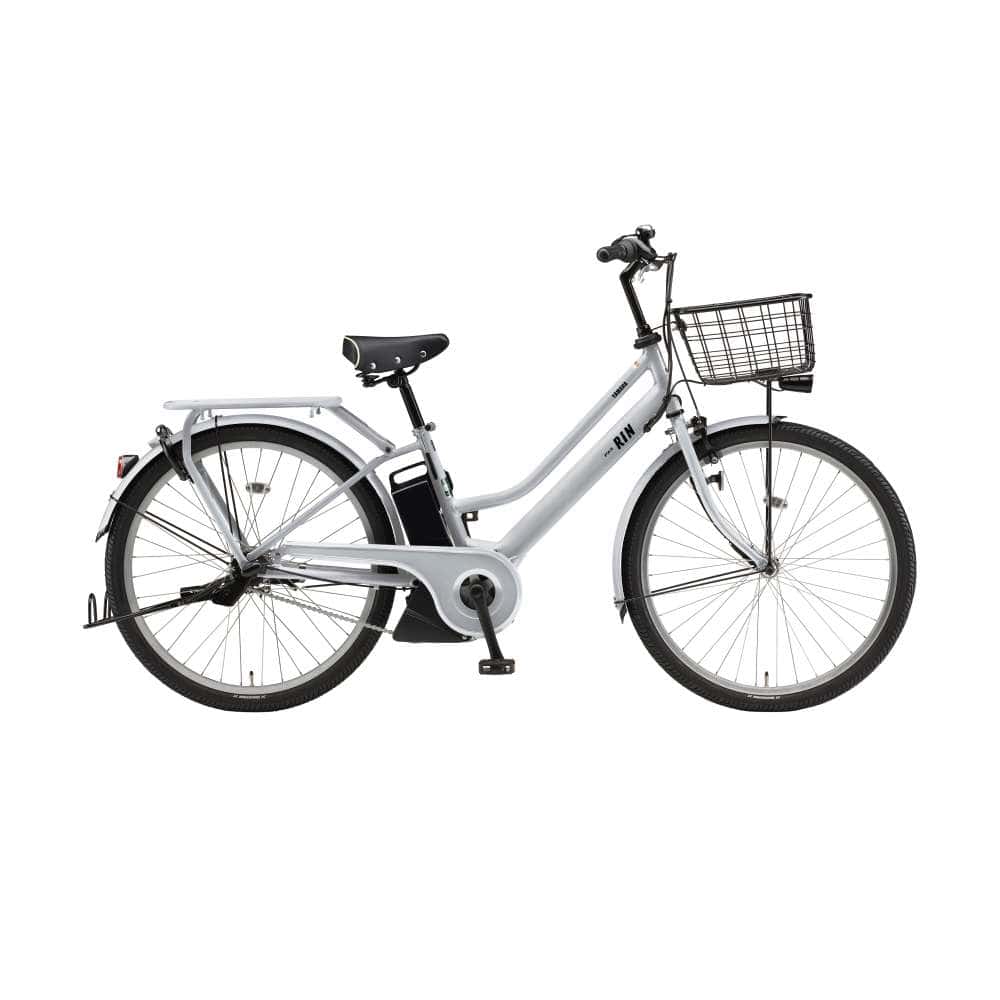 ２６インチ　PAS RIN　電動アシスト自転車　内装3段 バッテリーランプ　マットライトグレー マットライトグレー