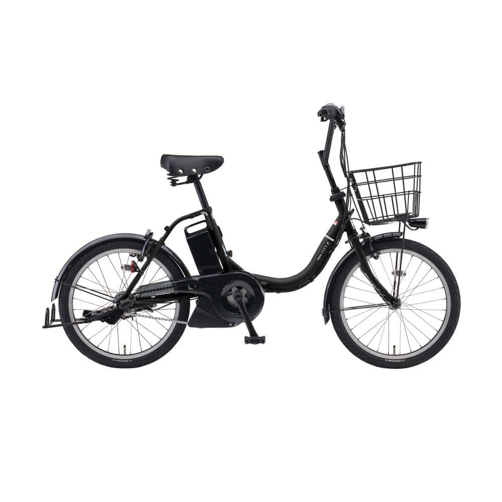 ２０インチ　PAS CITY-C　電動アシスト自転車　内装3段 バッテリーランプ　マットブラック マットブラック