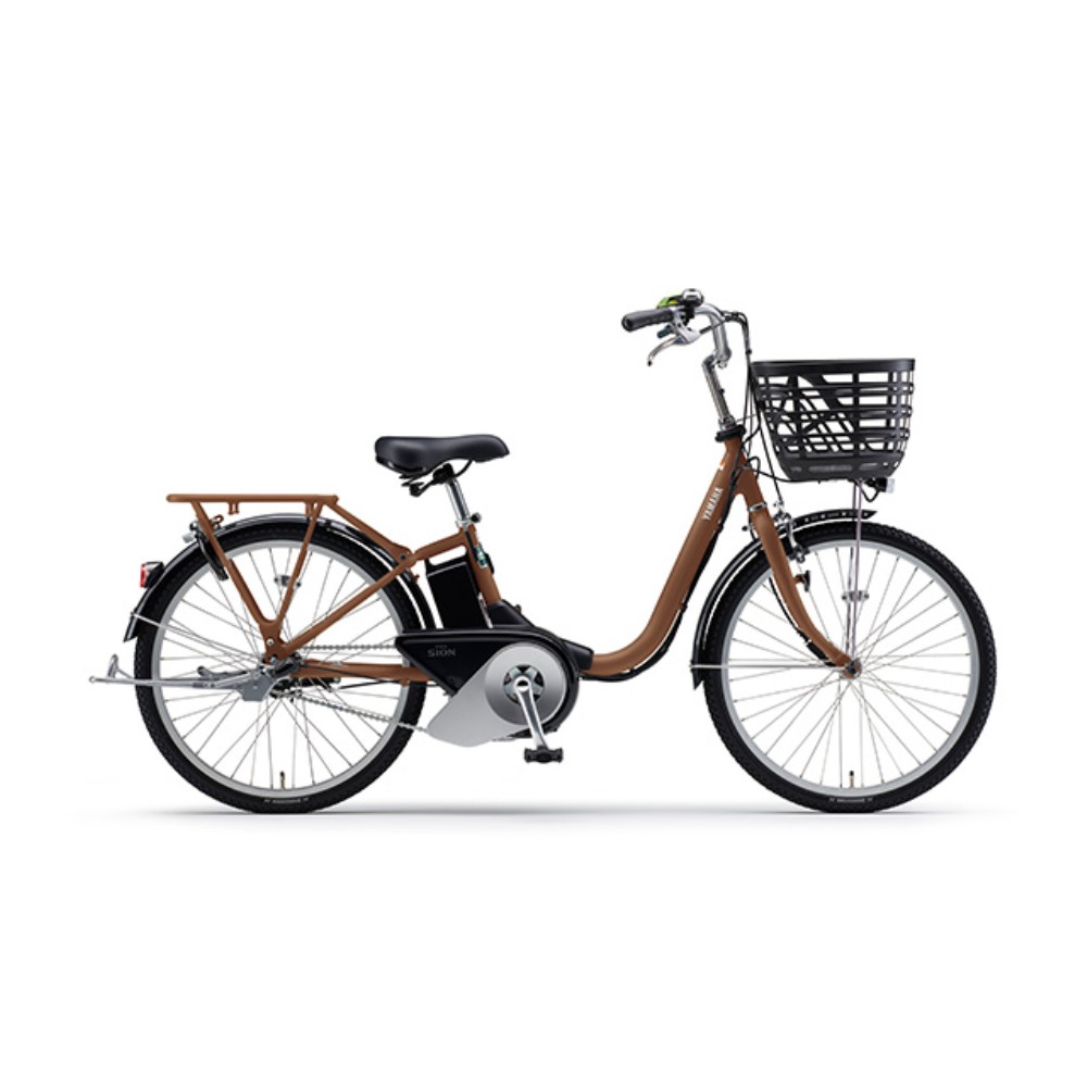 ２４インチ　PAS SION-U　電動アシスト自転車　内装3段 LEDバッテリーランプ　マットナチュラルブラウン マットナチュラルブラウン