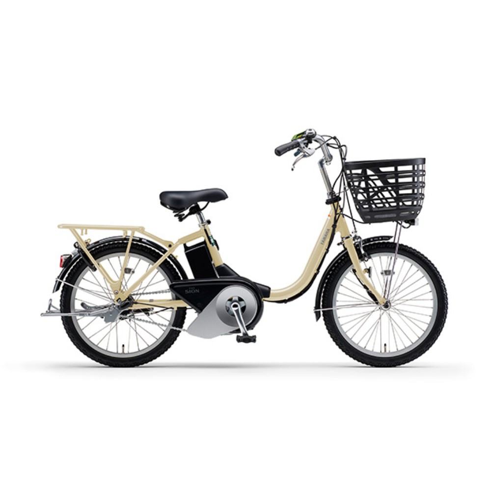 ２０インチ　PAS SION-U　電動アシスト自転車　内装3段 LEDバッテリーランプ　アイボリー アイボリー
