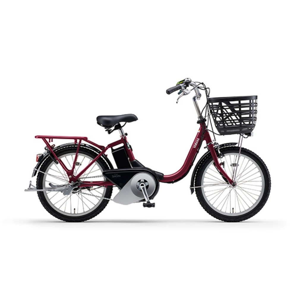 ２０インチ　PAS SION-U　電動アシスト自転車　内装3段 LEDバッテリーランプ　ルビーレッド ルビーレッド