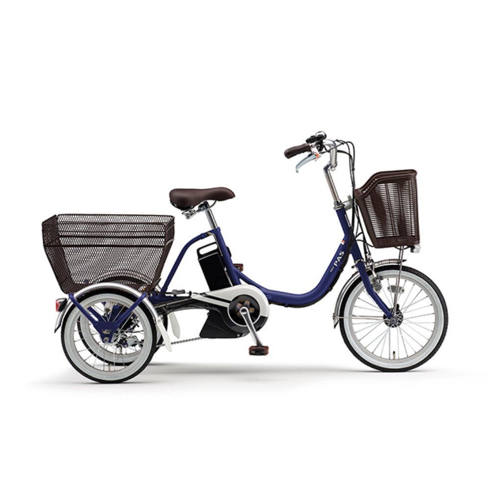 １８インチ／１６インチ　PAS ワゴン　電動アシスト自転車　内装3段 LEDバッテリーランプ　マットインディゴ マットインディゴ