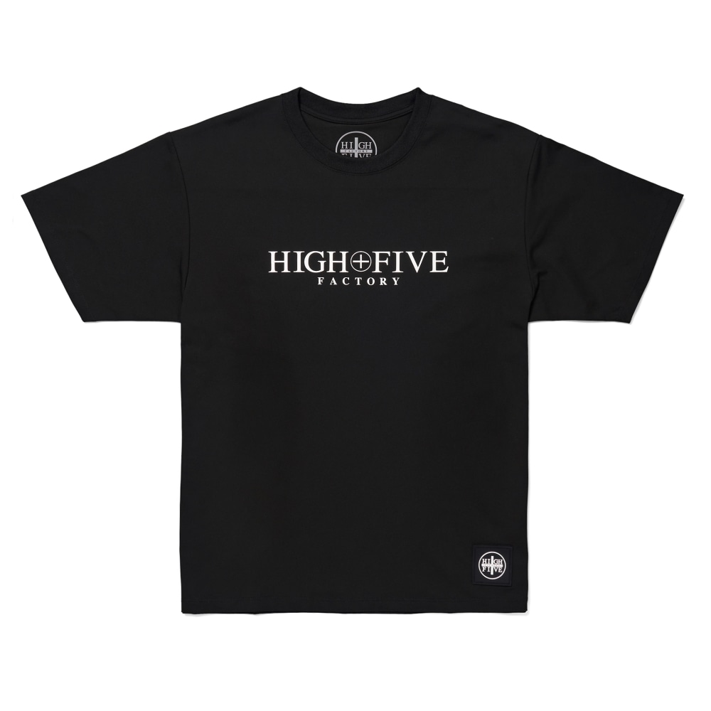 【アウトレット】HIGH FIVE FACTORY Logo Dry T Shirts BLACK M (ロゴドライTシャツ) M