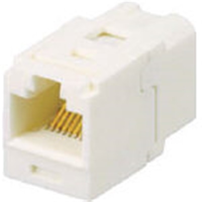 ■パンドウイット　カテゴリ６Ａ　ＪＪアダプタ（ＲＪ４５中継用ジャック）　オフホワイ　CC6X88IW CC6X88IW