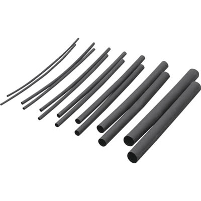 ■パンドウイット　熱収縮チューブ　サイズコンビネーションパック　スモールタイプ　黒　HSTT-YK1　(ｴｺﾉﾐ-ﾀｲﾌﾟ) HSTT-YK1　(ｴｺﾉﾐ-ﾀｲﾌﾟ)